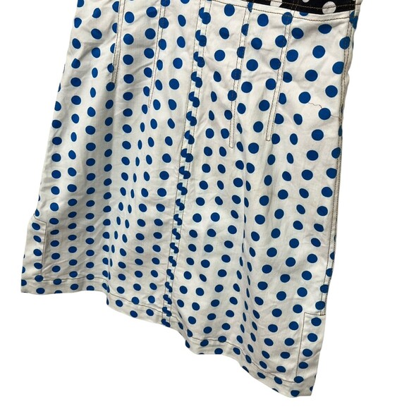 JW Anderson Polka Dot Denim Dress Women’s Size 4 Multi A-Line Shift Sleeveless - Picture 13 of 13